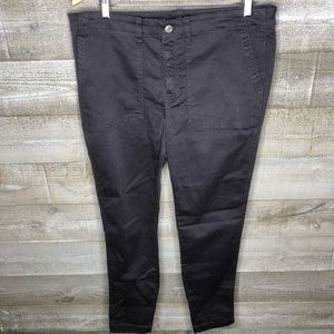 J Crew navy front pocket career khaki work pants